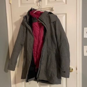 Jacket with liner